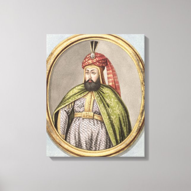Amurath (Murad) IV (1612-40) Sultan 1623-40, från Canvastryck (Framsida)