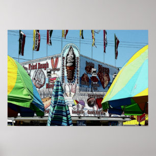 Amusack Snack stand Old Orchard Beach Maine Poster