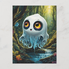 Amusant petit fantôme vykort