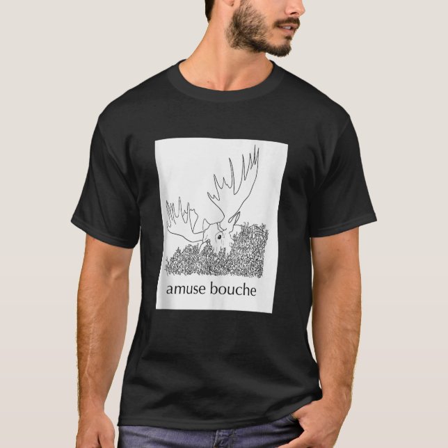Amuse Bouche eller Moose Bush Witty Bra Dining Nat T Shirt (Framsida)