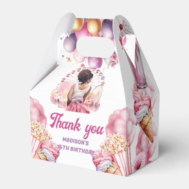 Amusement Park African American Roligt and Colorfu Presentaskar (Framsidan Sidan)