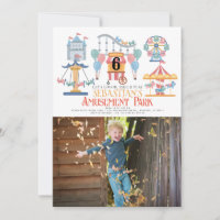 Amusement Park Barn Birthday Photo