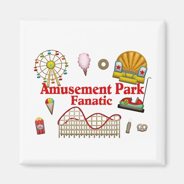 Amusement Park Fanatic Magnet (Framsidan)