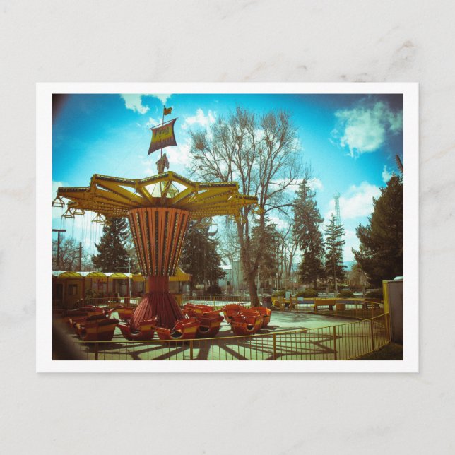 Amusement Park Nostalgia Vykort (Framsida)