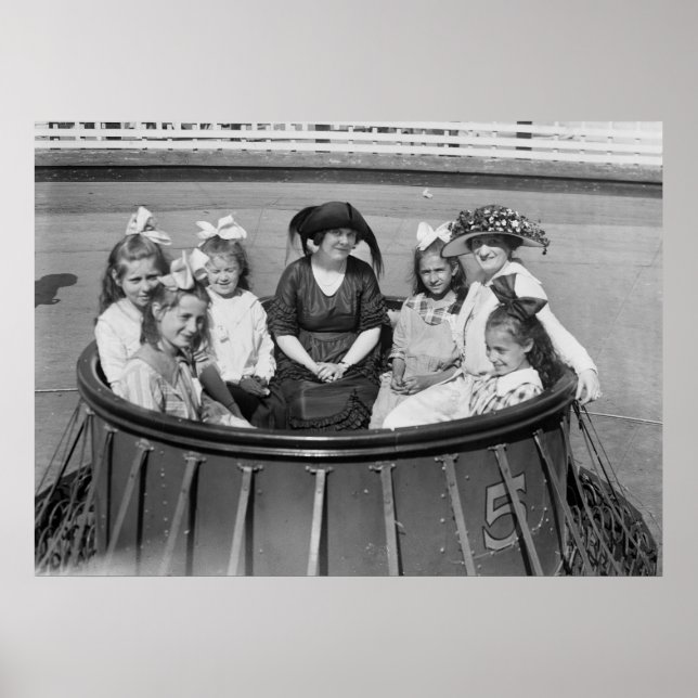 Amusement Park Ride, 1921 Poster (Framsidan)