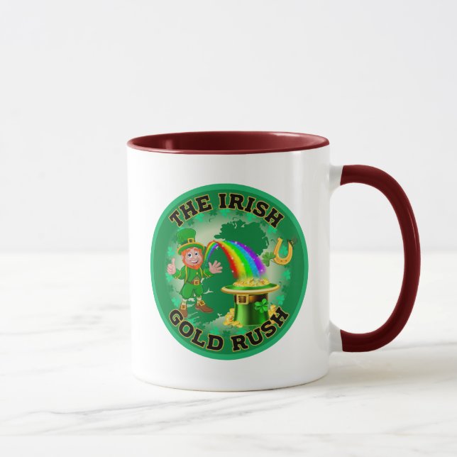 Amusing Irish Guld Rush Mugg (Höger)