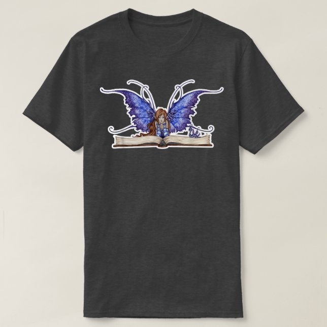 Amy Brown Bok Fairy  T Shirt (Design framsida)