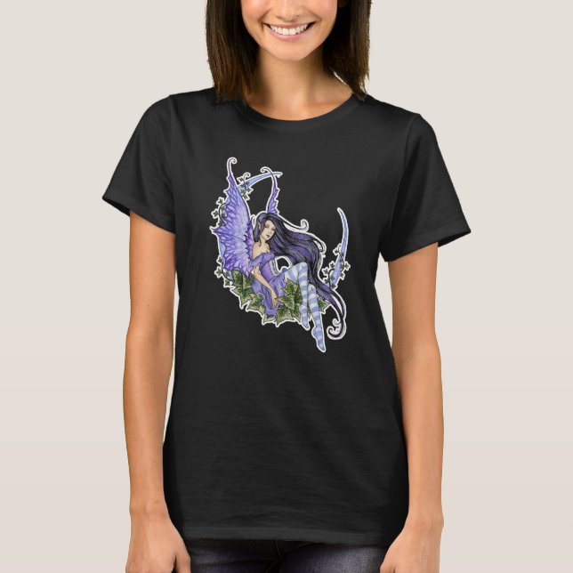 Amy Brown Ivy Måne Fairy T Shirt (Framsida)