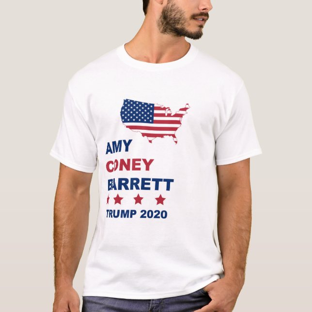 AMY CONEY BARRETT & TRUMP 2020 T-SHIRT (Framsida)