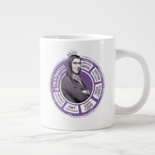 Amy Farrah Fowler Info Graphic Jumbo Mugg