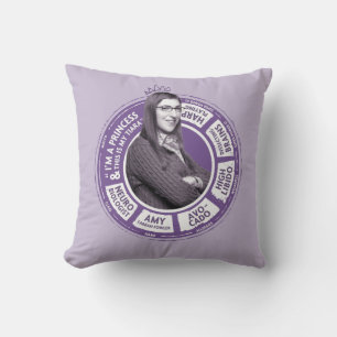 Amy Farrah Fowler Info Graphic Kudde