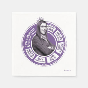 Amy Farrah Fowler Info Graphic Pappersservett