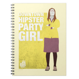 Amy Hipster Party Girl Anteckningsbok