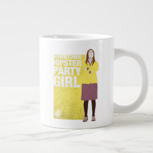 Amy Hipster Party Girl Jumbo Mugg