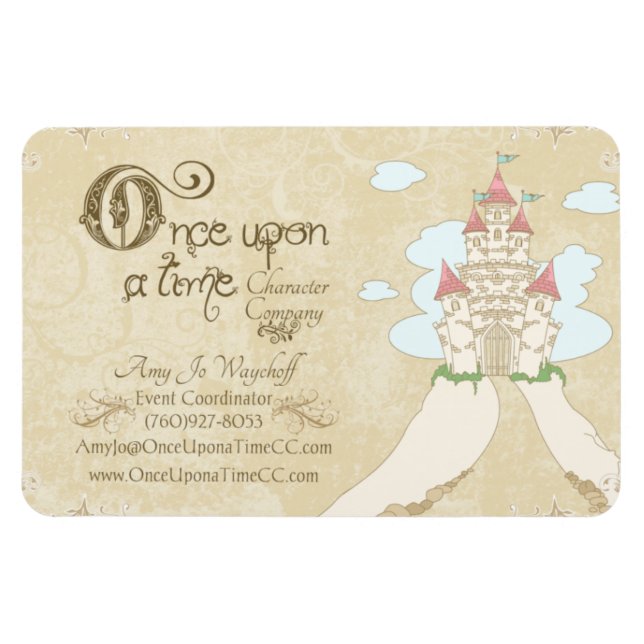 Amy Jo Affärskort Flexi Magnet (Horisontell)