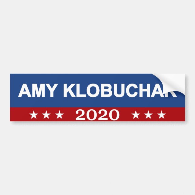 Amy Klobuchar 2020 Bildekal (Framsidan)