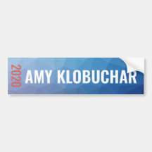 Amy Klobuchar 2020 geometriska blått