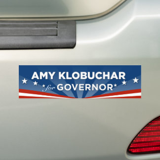 Amy Klobuchar för Minnesotas guvernör Bildekal