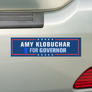 Amy Klobuchar för Minnesotas guvernör Bildekal