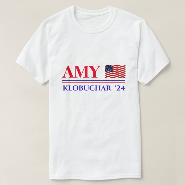 Amy Klobuchar för president T-Shirt (Design framsida)