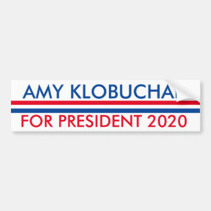 Amy Klobuchar för presidenten 2020 Bildekal