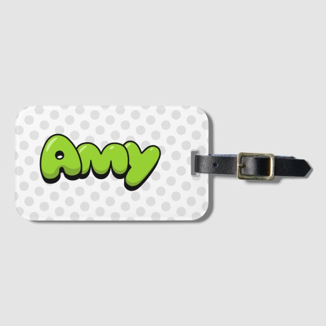 Amy Luggage Tag Bagagebricka (Framsida horisontal)