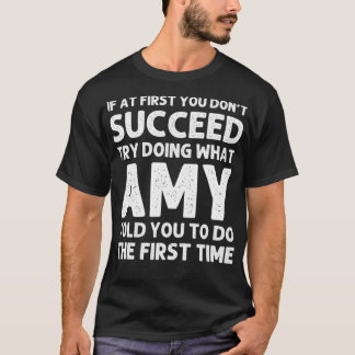 AMY Name Personalized Birthday Funny Christmas Jok T Shirt