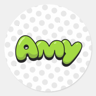 Amy Runt Klistermärke
