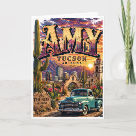 Amy Tucson Arizona Personlig Sydvästlig Kort