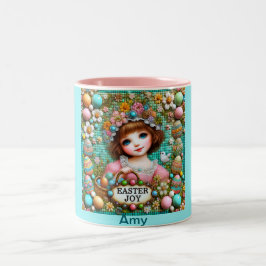 AMY ~ VINTAGE GIRL~ Väldigt Sweet Två-Tonad Mugg