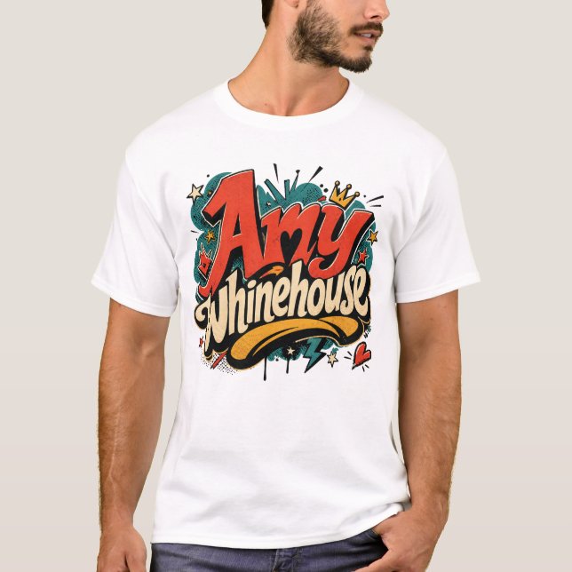Amy Whinehouse T Shirt (Framsida)