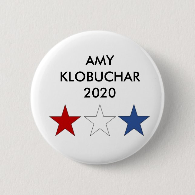 Amyen presidents- Klobuchar 2020 knäppas Knapp (Framsida)