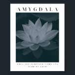 AMYGDALA - LOTUS FLOWER, Grått Palette, Vintage Poster<br><div class="desc">"AMYGDALA" är en fascinerande samling av poster som utforskar dubbelheten mellan sorg och motivation genom dragen bilder och en monokromatisk färg palett. Med inspiration från ord, "AMYGDALA", som avser den del av hjärnan som är associerad med känslor, fångar denna serie av konstruktioner komplexiteten hos den mänskliga erfarenheten. Varje poster i...</div>