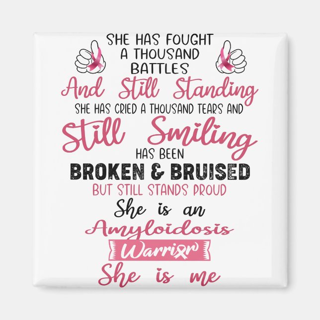 Amyloidos Amyloidosis Gifts - stöd för medvetandeg Magnet (Framsidan)