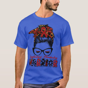 Amyloidos Huvudvärk Medvetenhet Warrior Women Glas T Shirt