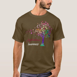 Amyloidosis Awareness Ribbon Träd Support Amyloido T Shirt
