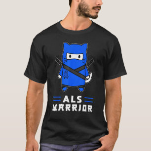 Amyotrofisk lateralskleros Blue Ribbon Als Warr T Shirt