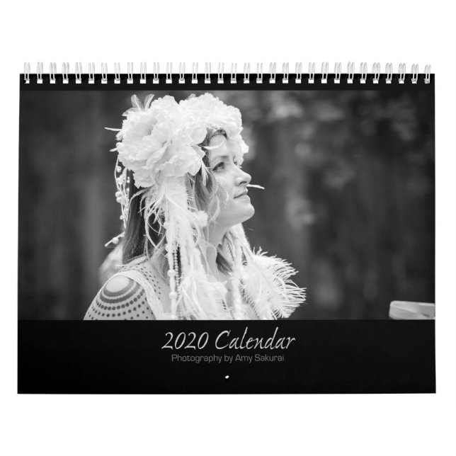 Amy's 2020 Monochrome Calendar Kalender (Omslag)