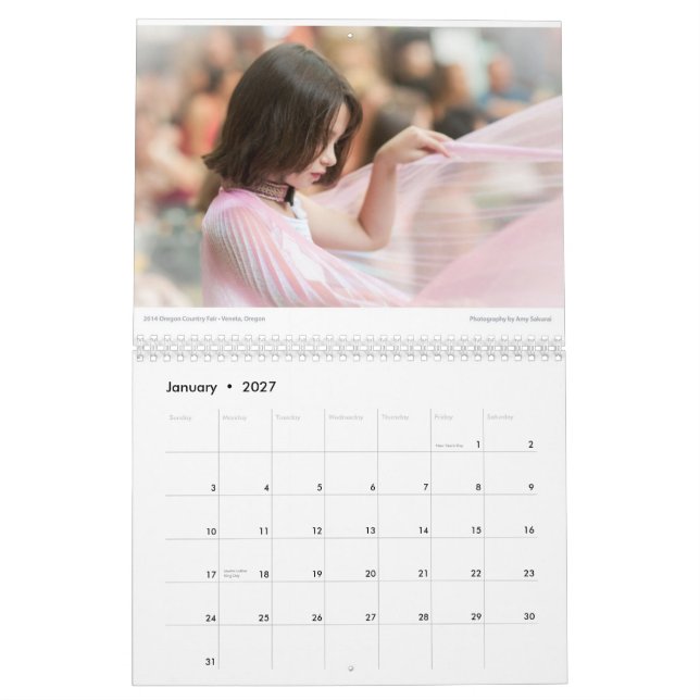 Amys fotokalender 2015 kalender (Jan 2027)
