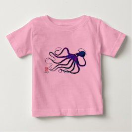 Amy's Octopus In Lila - Baby Tutu Bodykostym T Shirt