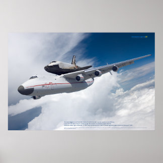 An-225 Mriya & Buran: Affisch över flygllegend