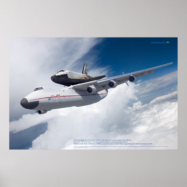An-225 Mriya & Buran: Aviation Legend Poster (Framsidan)
