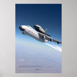 An-225 Mriya & Buran i skyn Poster