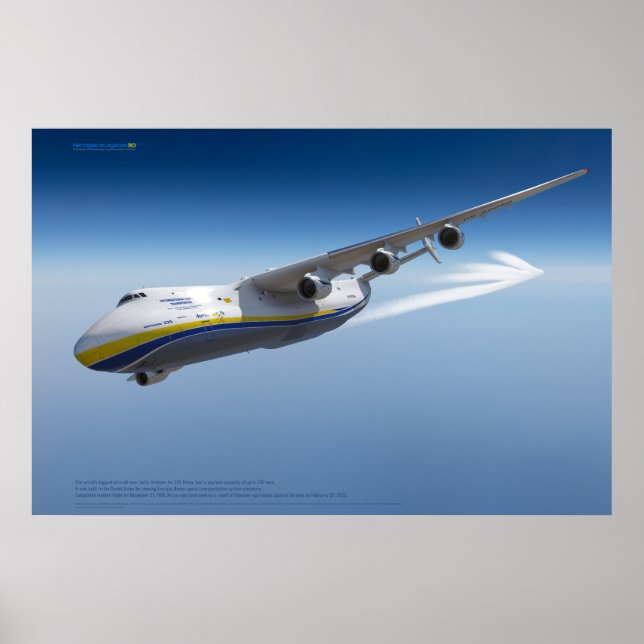 An-225 Mriya: Himlens legend Poster (Framsidan)