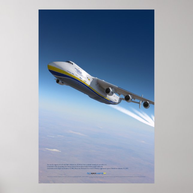An-225 Mriya: Legend of the Skies 3D-affisch Poster (Framsidan)