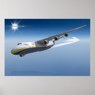 An-225 Mriya: Legend of the Skies 3D-plakat Poster