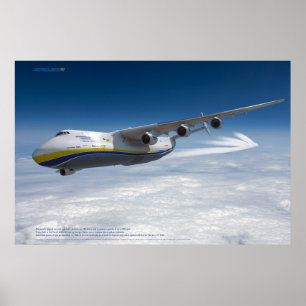 An-225 Mriya: Världens största flygplan 3D Poster