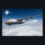 An-225 Mriya: World's Largest Aircraft 3D Poster<br><div class="desc">Experience the majesty of the world’s largest aircraft like never before. This premium poster features a high-precision 3D reconstruction of the legendary Antonov An-225 Mriya. Unlike a standard photograph, this artwork is the result of hundreds of hours of meticulous digital engineering. Every rivet, panel line, and engine detail has been...</div>