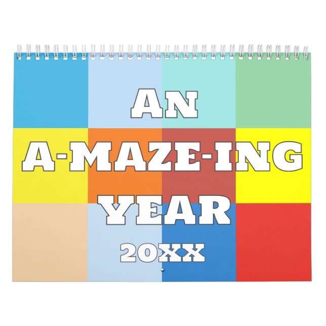 An A-maze-ing Year Calendar Kalender (Omslag)