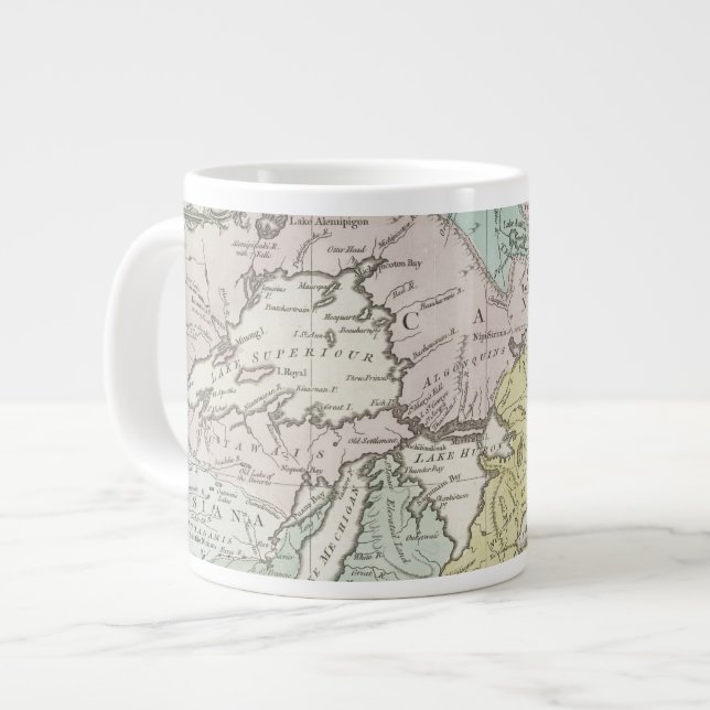 An Accurate Karta of Canada, 1761 Jumbo Mugg (Framsida vänster)